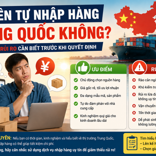 Có nên tự nhập hàng Trung Quốc không?
