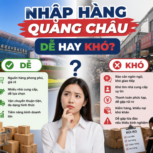 Bí Kíp Nhập Hàng Quảng Châu Cho Người Vốn Ít: Từ Đi Đánh Hàng Trực Tiếp Đến Nhập Hàng Online