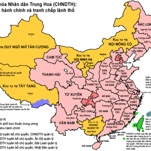 Danh sách 34 tỉnh thành của Trung Quốc