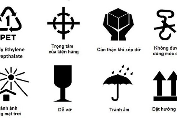 Các biểu tượng ghi trên nhãn hàng hóa của nhà sản xuất