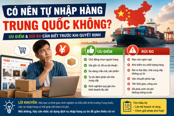 Có nên tự nhập hàng Trung Quốc không?