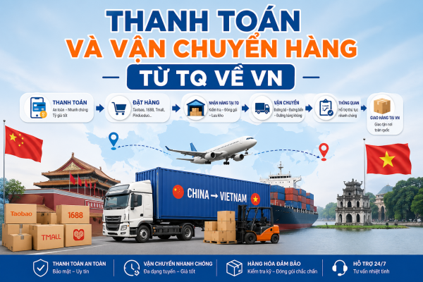 Các cách thức thanh toán an toàn khi mua hàng TQ